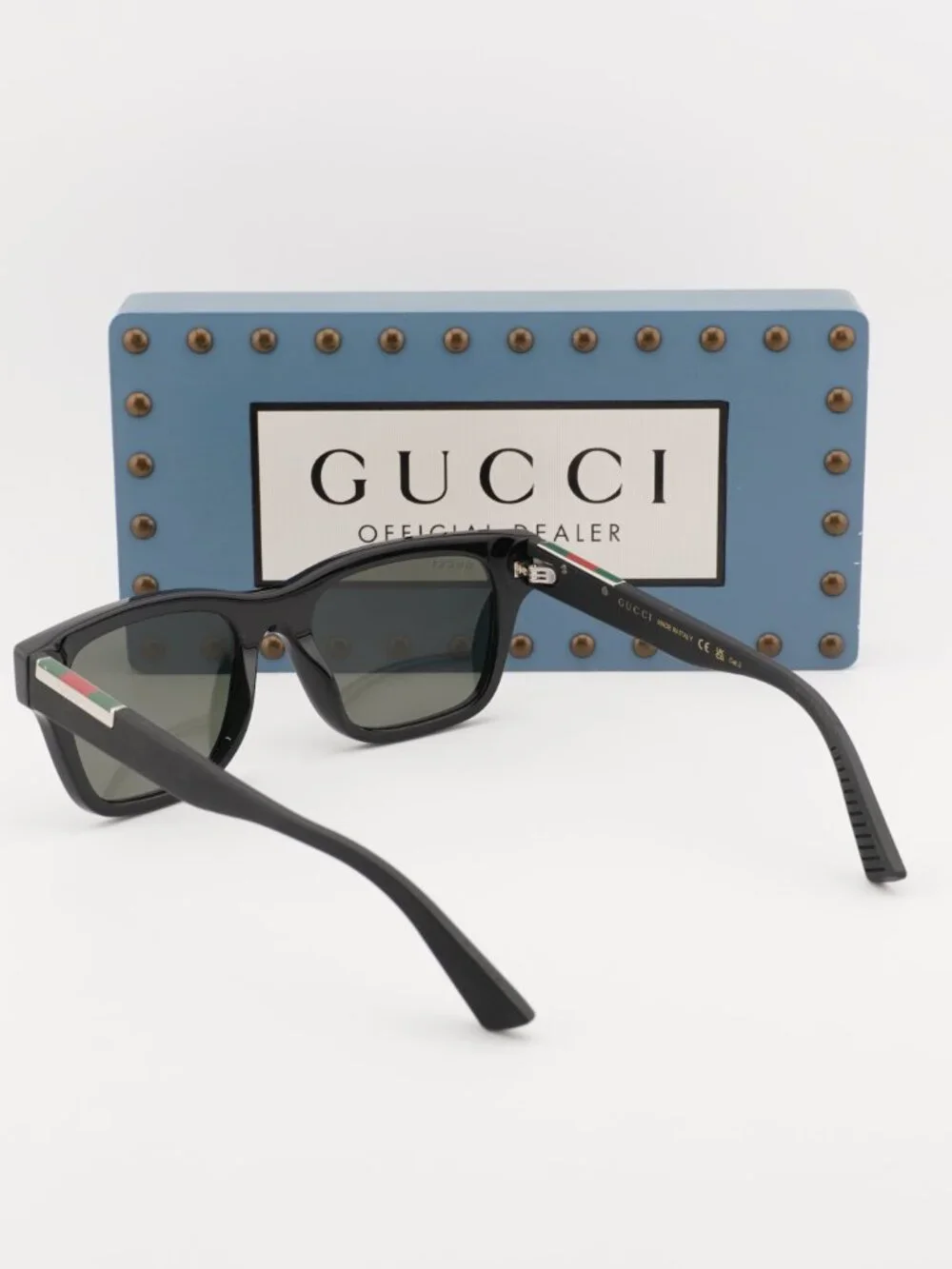 Gucci GG2089S 001 Square Sunglasses - Black\Grey